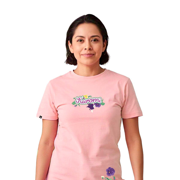 Playera Kuromi Flowers