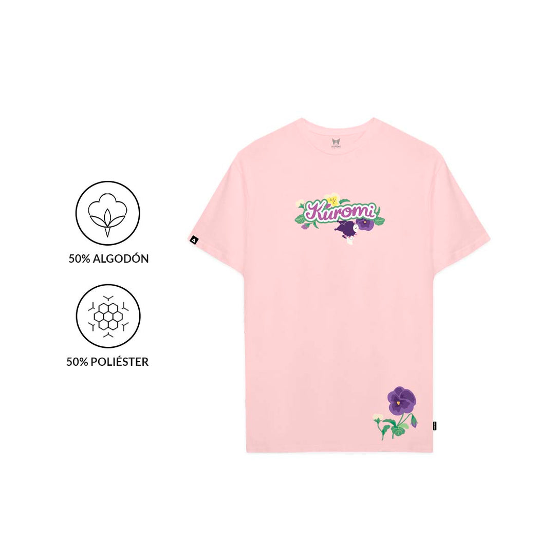 Playera Kuromi Flowers