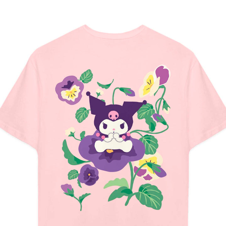 Playera Kuromi Flowers