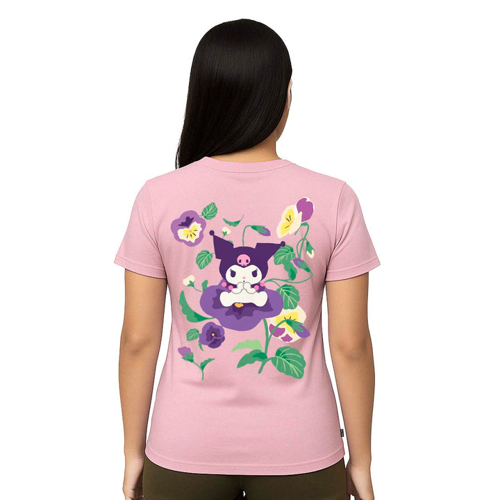 Playera Kuromi Flowers