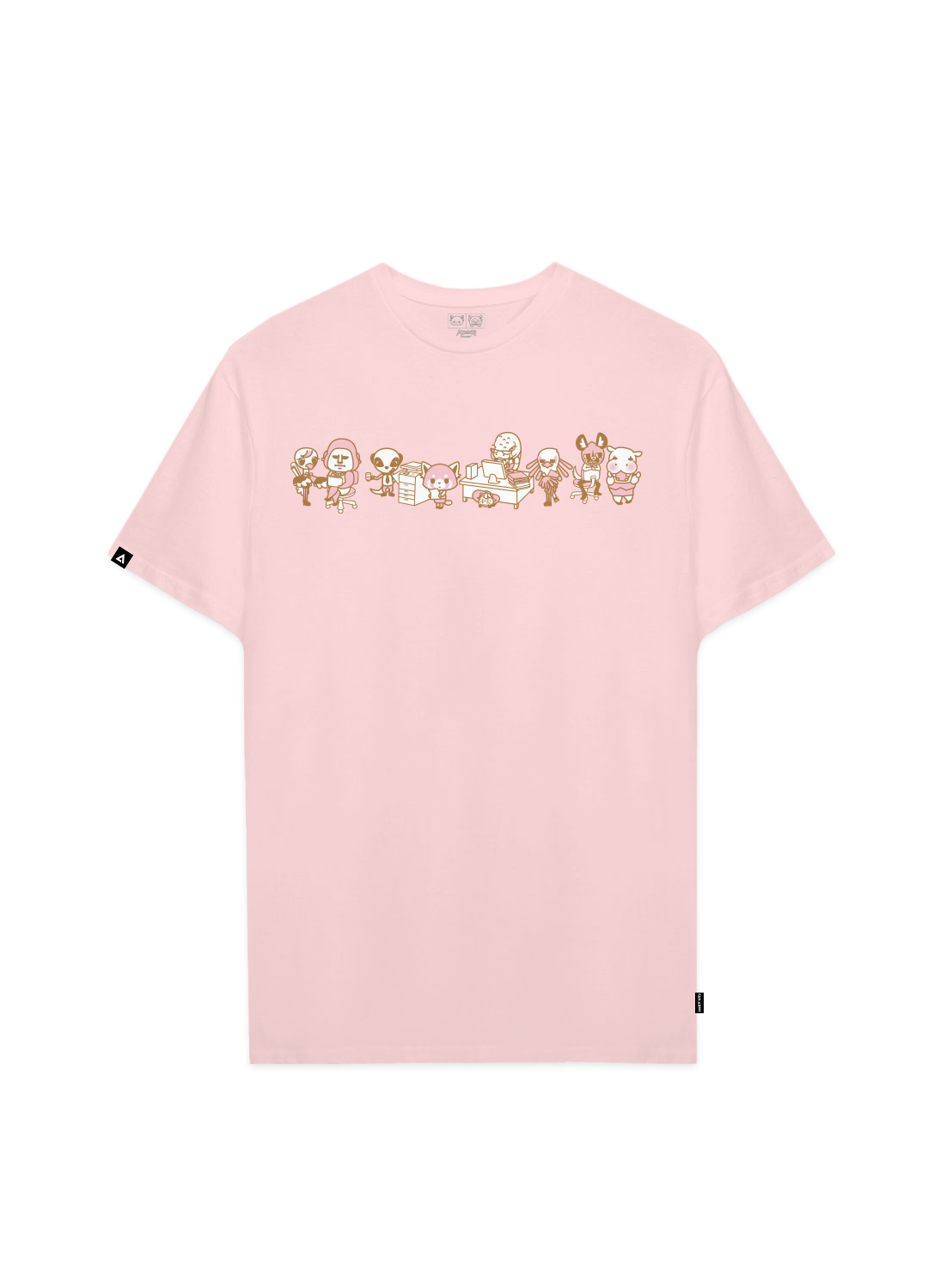 Playera Aggretsuko Hombre Mujer Rosa Sanrio Original Rage
