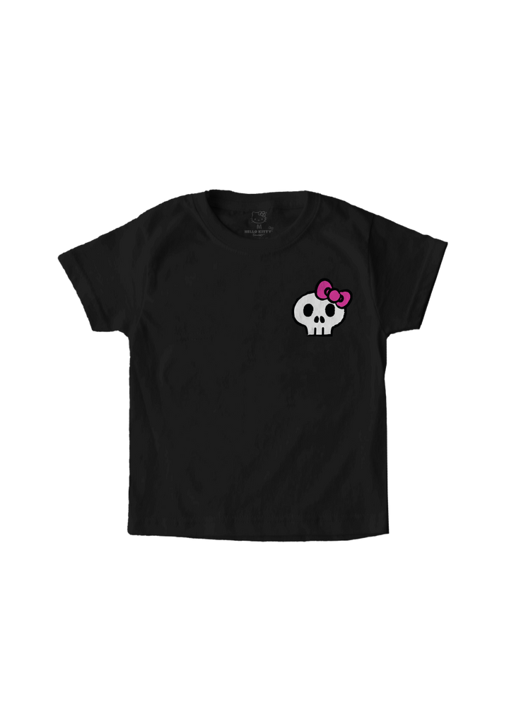 Playera Hello Kitty Niño Niña Negro Sanrio Original Skeleton