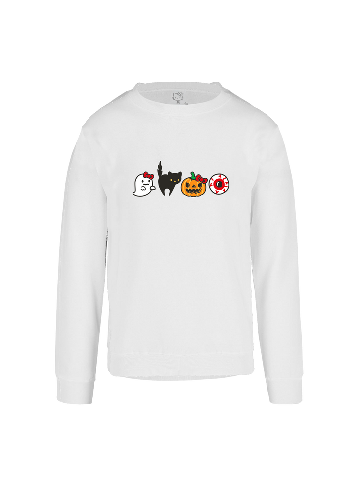 Sudadera Hello Kitty Hombre Mujer Blanco Sanrio Original Trick