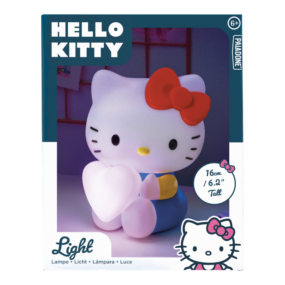 Lámpara Hello Kitty con Corazón Luz de Noche Original