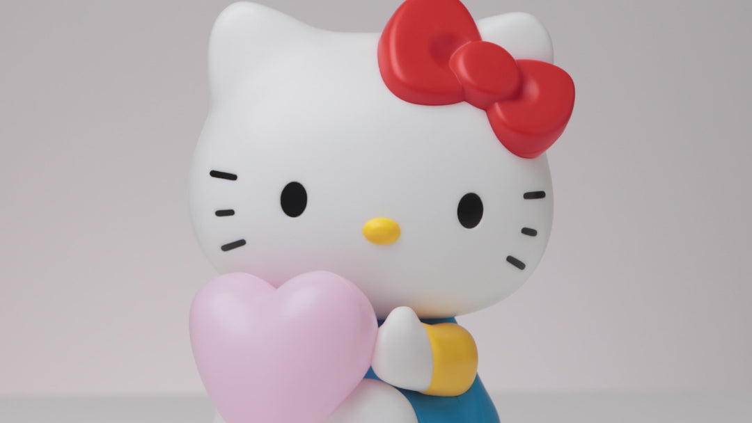 Lámpara Hello Kitty con Corazón Luz de Noche Original