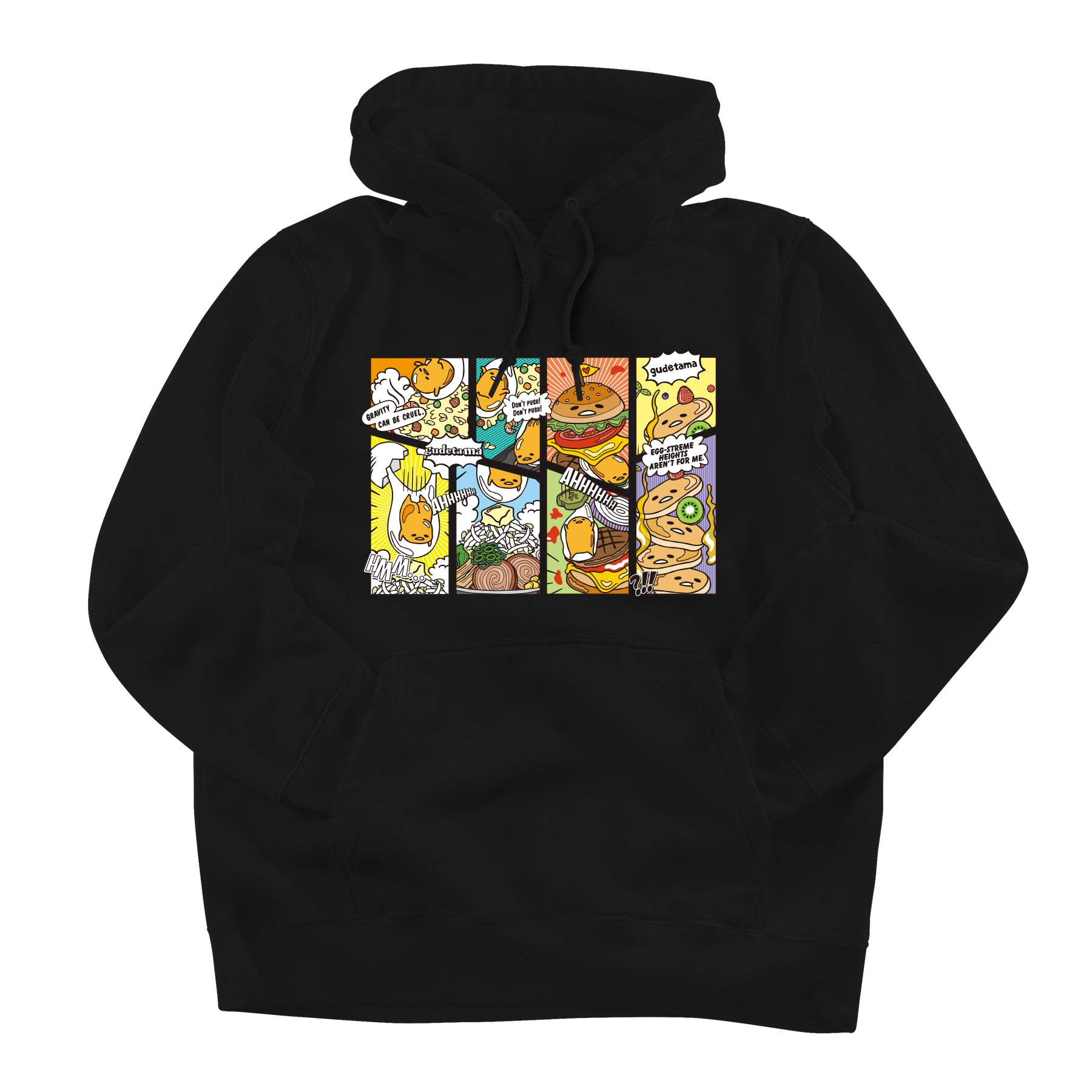 Top M Gudetama Hoodie Steaming Food Sweatshirt SANRIO