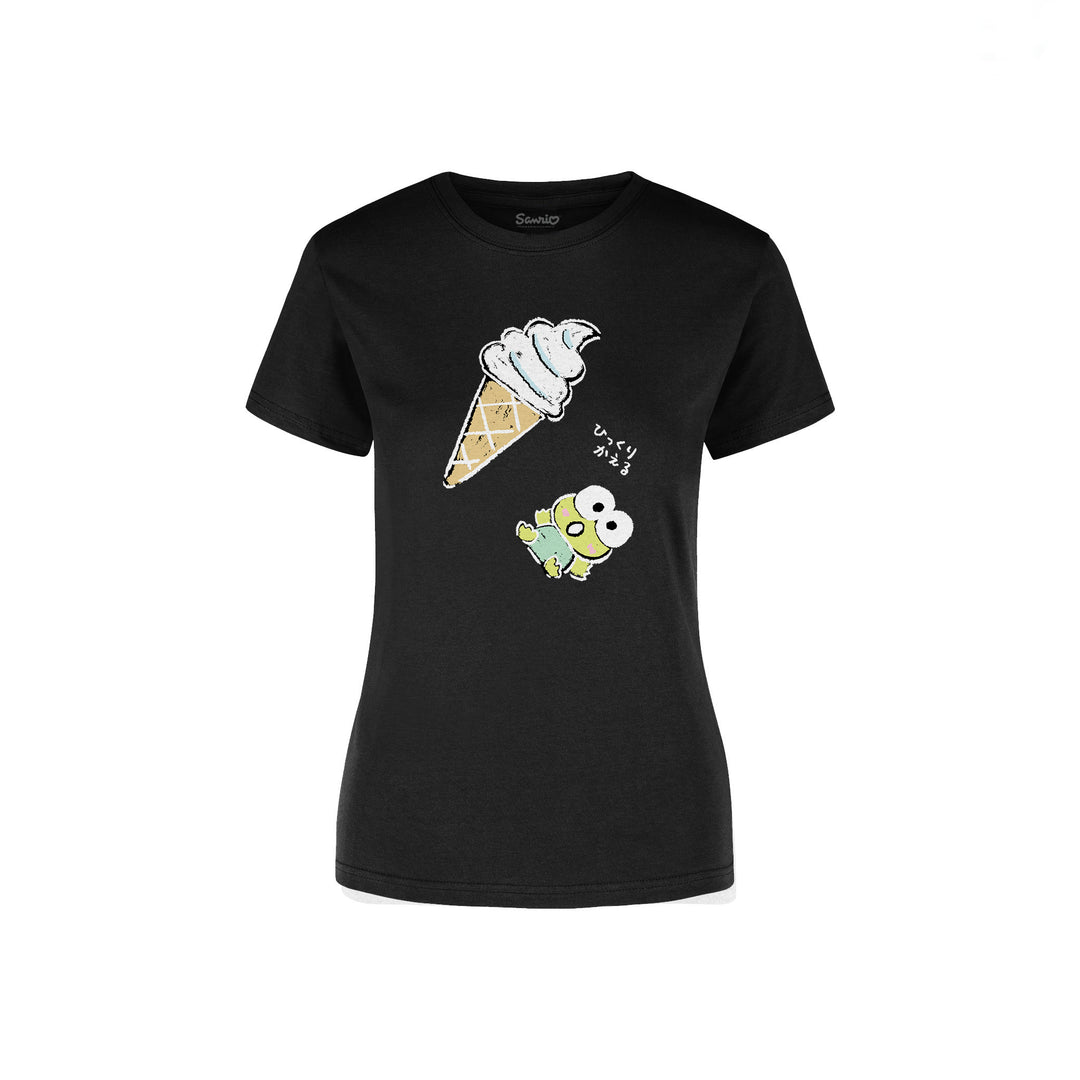 Playera de Mujer Keroppi - Ice Cream